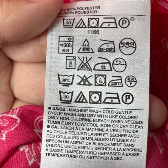 BANANA REPUBLIC | Hot Pink Petite Moped Print Sleeveless Blouse | Size M - Picture 8 of 10